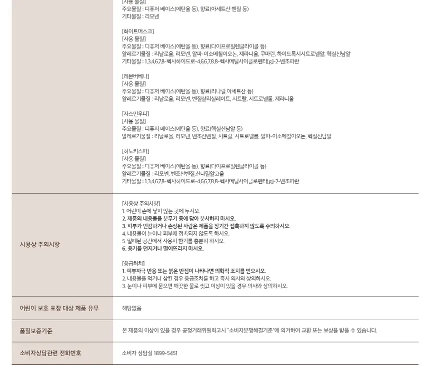 [리뉴얼] 쿤달 퍼퓸 디퓨저 200ml 4종 택1 상세페이지 32